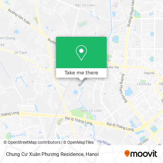 Chung Cư Xuân Phương Residence map