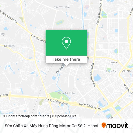 Sửa Chữa Xe Máy Hùng Dũng Motor Cơ Sở 2 map