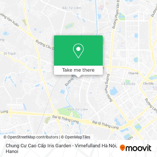 Chung Cư Cao Cấp Iris Garden - Vimefulland Hà Nội map