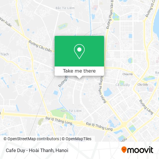 Cafe Duy - Hoài Thanh map