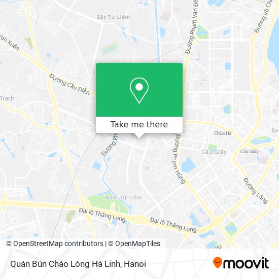 Quán Bún Cháo Lòng Hà Linh map