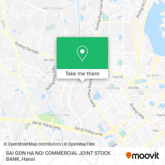 SAI GON HA NOI COMMERCIAL JOINT STOCK BANK map