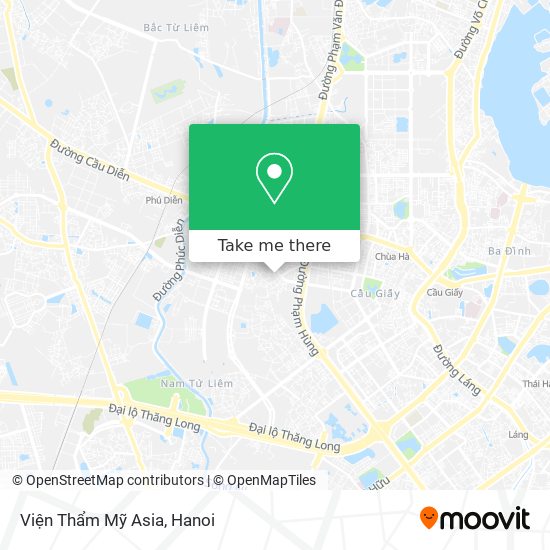 Viện Thẩm Mỹ Asia map