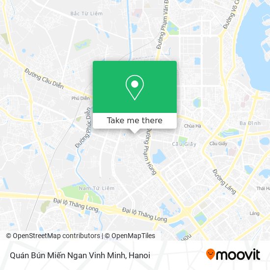 Quán Bún Miến Ngan Vinh Minh map