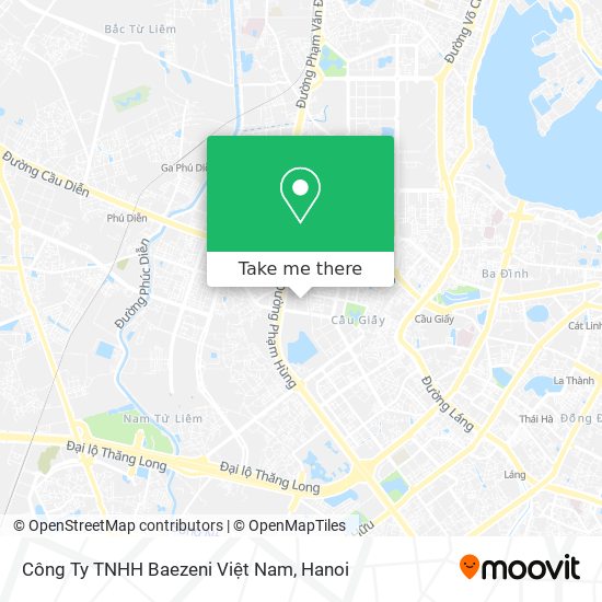 Công Ty TNHH Baezeni Việt Nam map