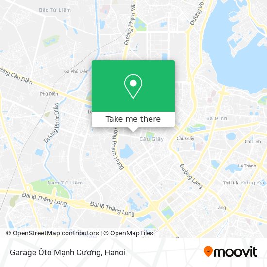 Garage Ôtô Mạnh Cường map