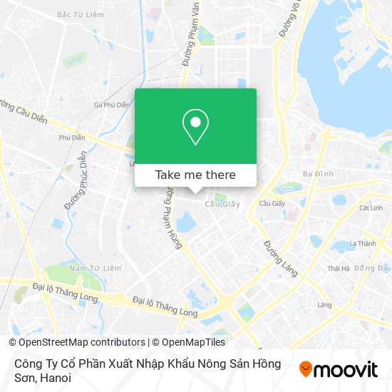 Công Ty Cổ Phần Xuất Nhập Khẩu Nông Sản Hồng Sơn map