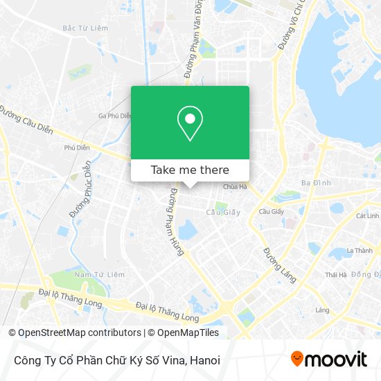 Công Ty Cổ Phần Chữ Ký Số Vina map
