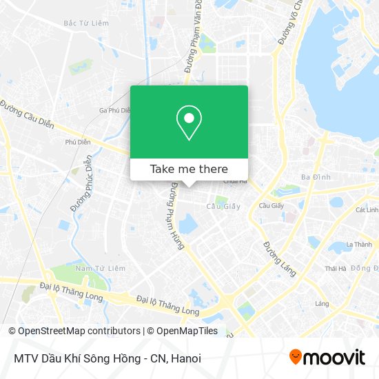 MTV Dầu Khí Sông Hồng - CN map