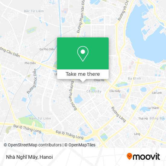 Nhà Nghĩ Mây map