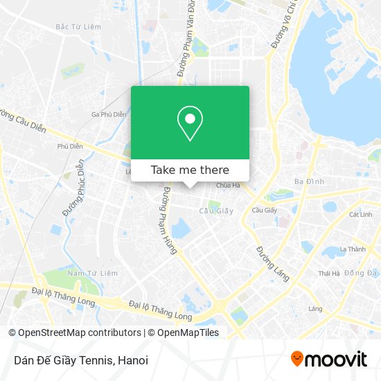 Dán Đế Giầy Tennis map