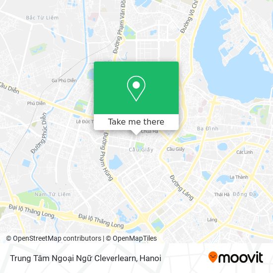 Trung Tâm Ngoại Ngữ Cleverlearn map