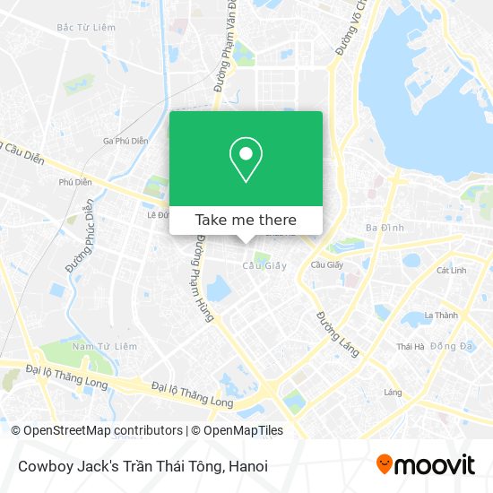 Cowboy Jack's Trần Thái Tông map