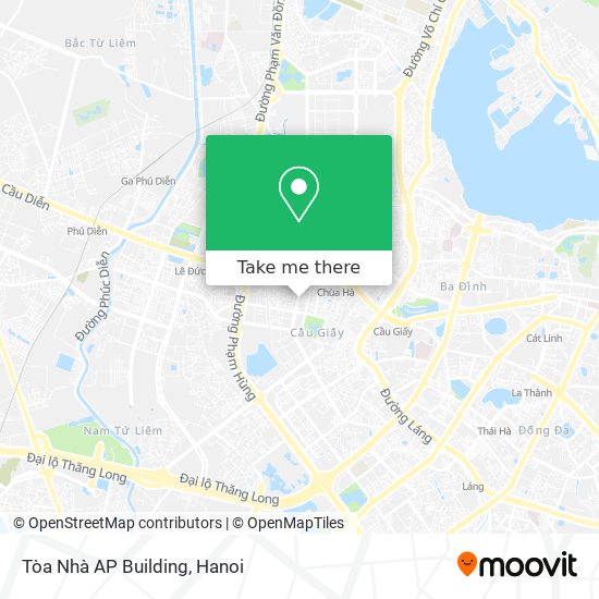 Tòa Nhà AP Building map