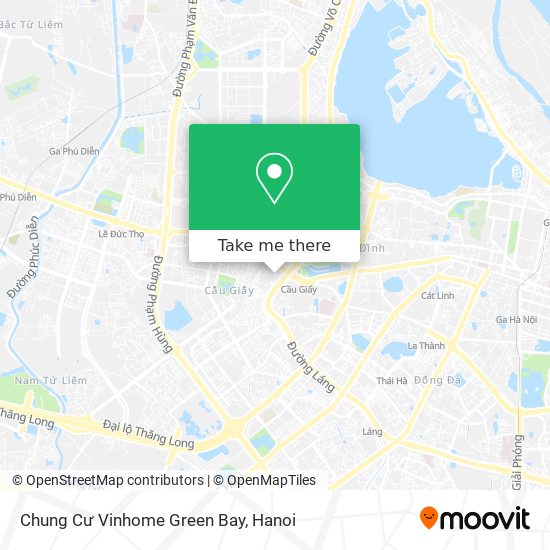 Chung Cư Vinhome Green Bay map