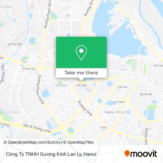 Công Ty TNHH Gương Kính Lan Ly map