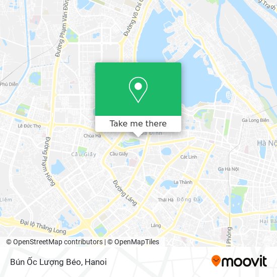 Bún Ốc Lượng Béo map