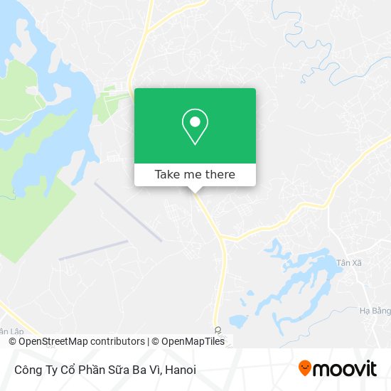 Công Ty Cổ Phần Sữa Ba Vì map