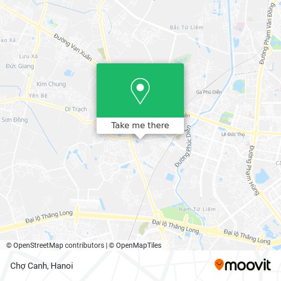 Chợ Canh map