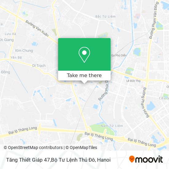 Tăng Thiết Giáp 47,Bộ Tư Lệnh Thủ Đô map