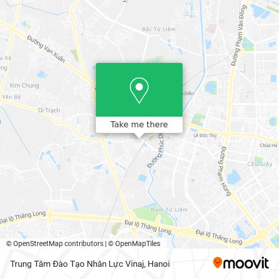 Trung Tâm Đào Tạo Nhân Lực Vinaj map