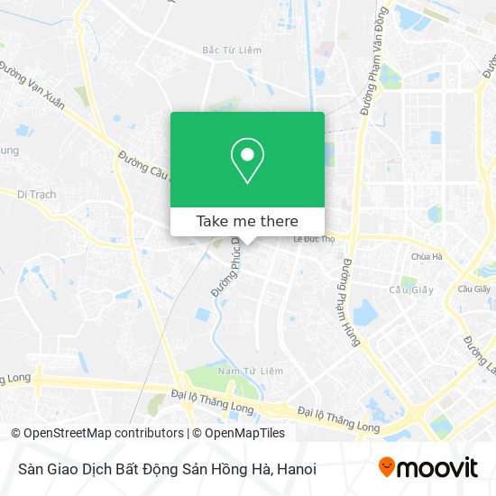 Sàn Giao Dịch Bất Động Sản Hồng Hà map