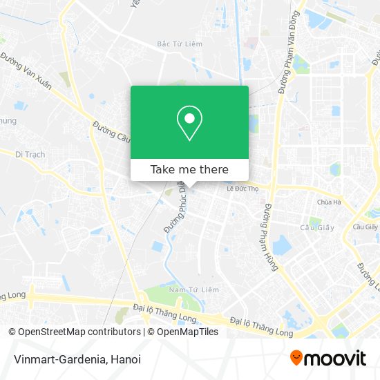 Vinmart-Gardenia map