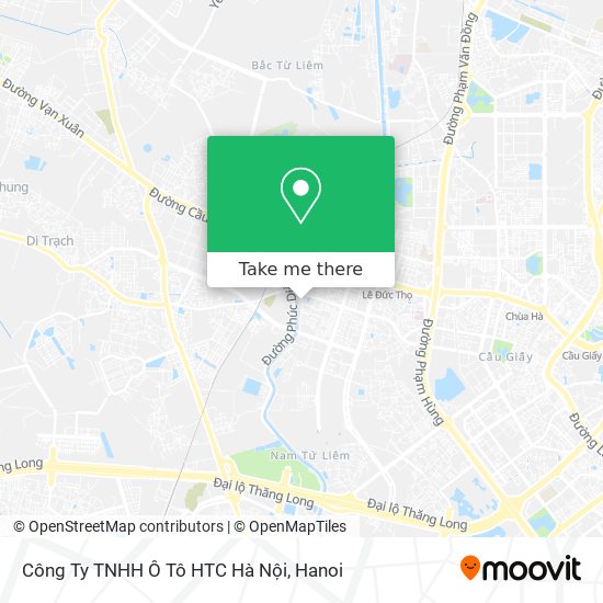 Công Ty TNHH Ô Tô HTC Hà Nội map