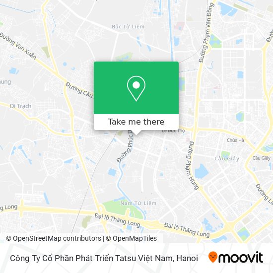 Công Ty Cổ Phần Phát Triển Tatsu Việt Nam map