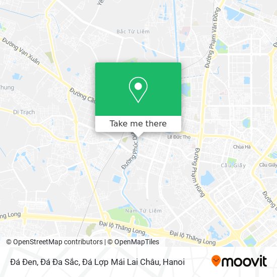 Đá Đen, Đá Đa Sắc, Đá Lợp Mái Lai Châu map