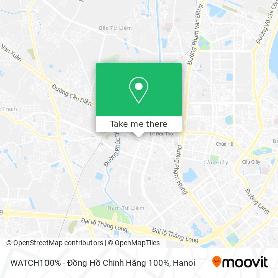 WATCH100% - Đồng Hồ Chính Hãng 100% map