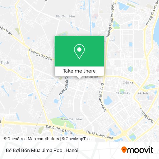 Bể Bơi Bốn Mùa Jima Pool map