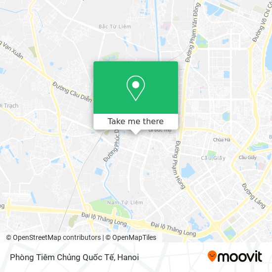 Phòng Tiêm Chủng Quốc Tế map