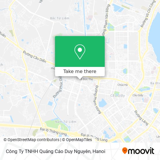 Công Ty TNHH Quảng Cáo Duy Nguyên map