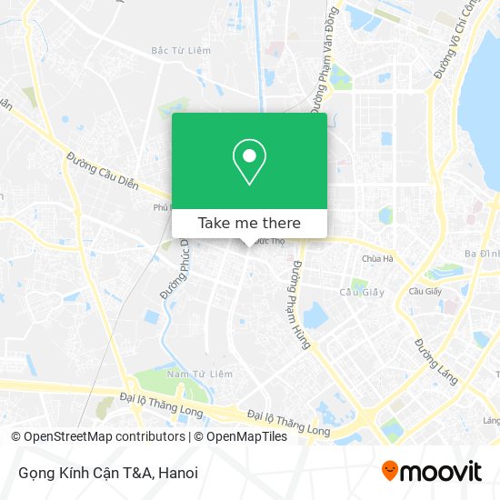 Gọng Kính Cận T&A map