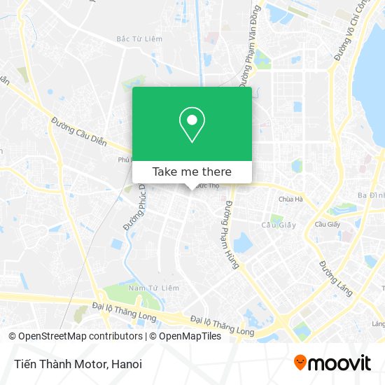 Tiến Thành Motor map