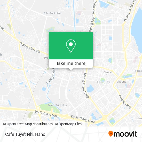 Cafe Tuyết Nhi map