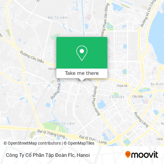 Công Ty Cổ Phần Tập Đoàn Flc map