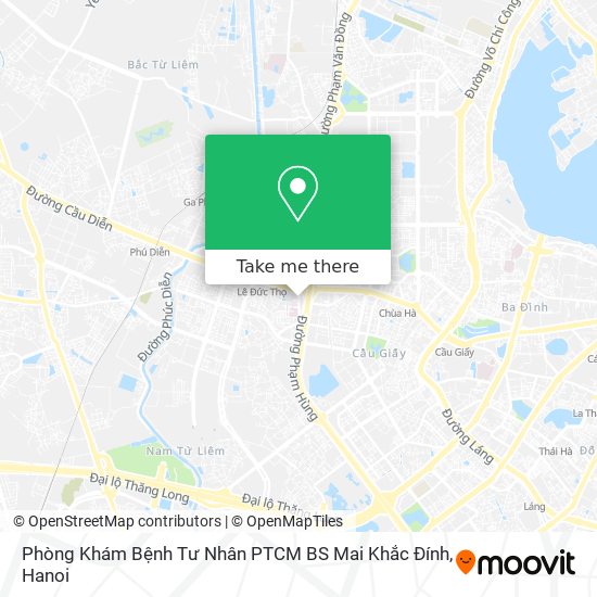 Phòng Khám Bệnh Tư Nhân PTCM BS Mai Khắc Đính map