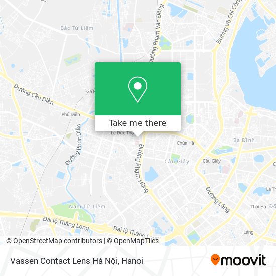 Vassen Contact Lens Hà Nội map