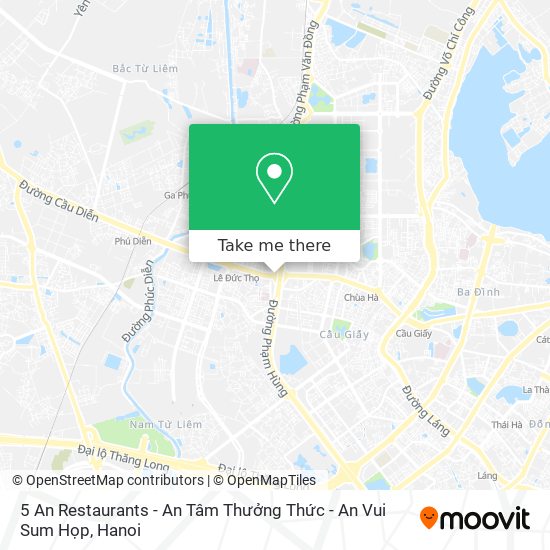 5 An Restaurants - An Tâm Thưởng Thức - An Vui Sum Họp map