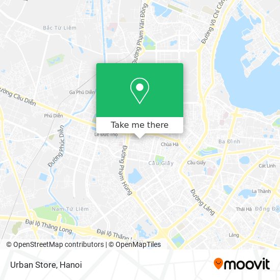 Urban Store map