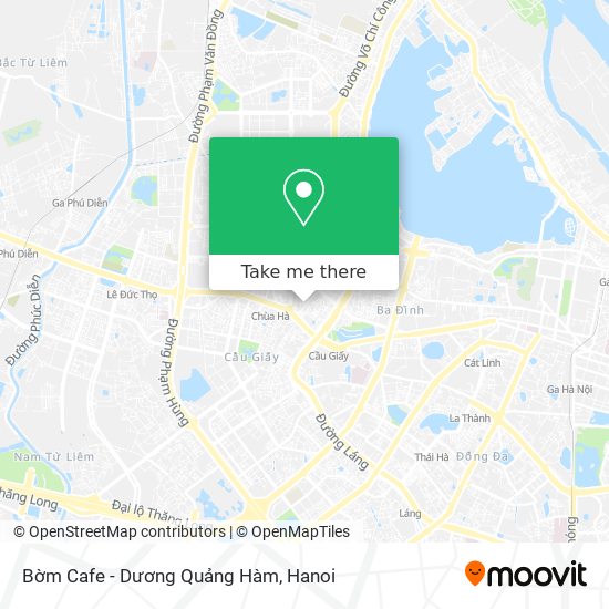 Bờm Cafe - Dương Quảng Hàm map