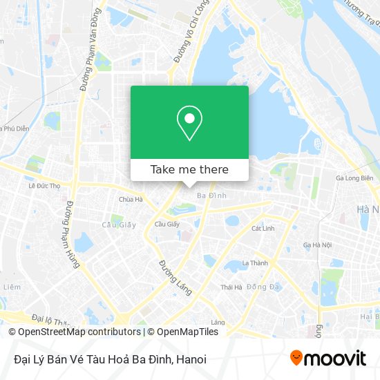 Đại Lý Bán Vé Tàu Hoả Ba Đình map