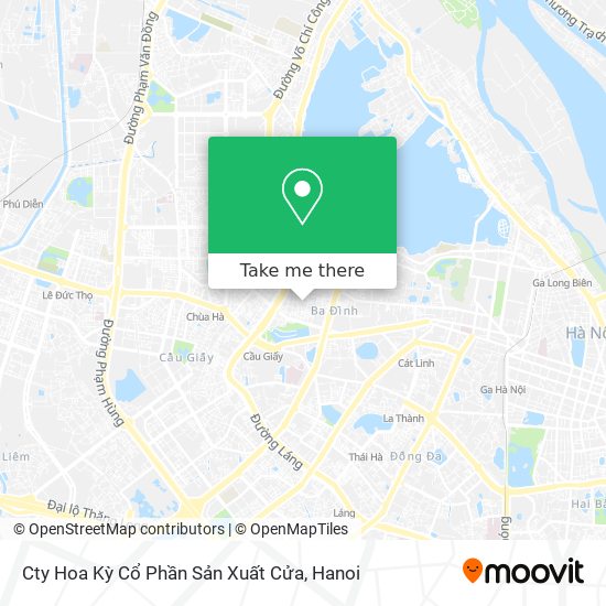 Cty Hoa Kỳ Cổ Phần Sản Xuất Cửa map