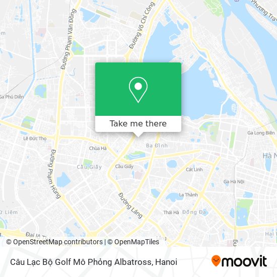Câu Lạc Bộ Golf Mô Phỏng Albatross map