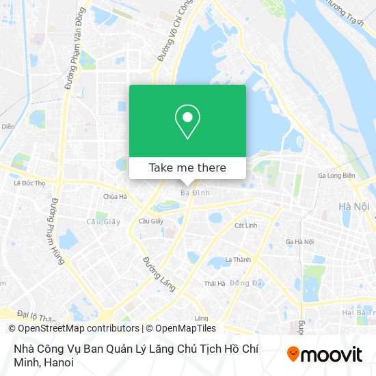 Nhà Công Vụ Ban Quản Lý Lăng Chủ Tịch Hồ Chí Minh map
