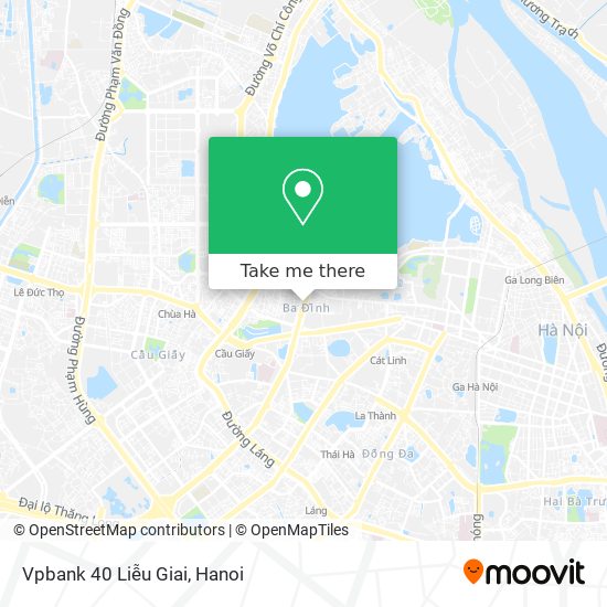 Vpbank 40 Liễu Giai map