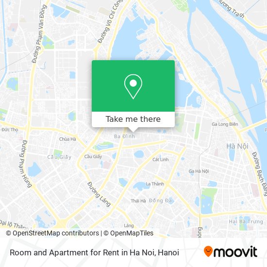 Room and Apartment for Rent in Ha Noi map