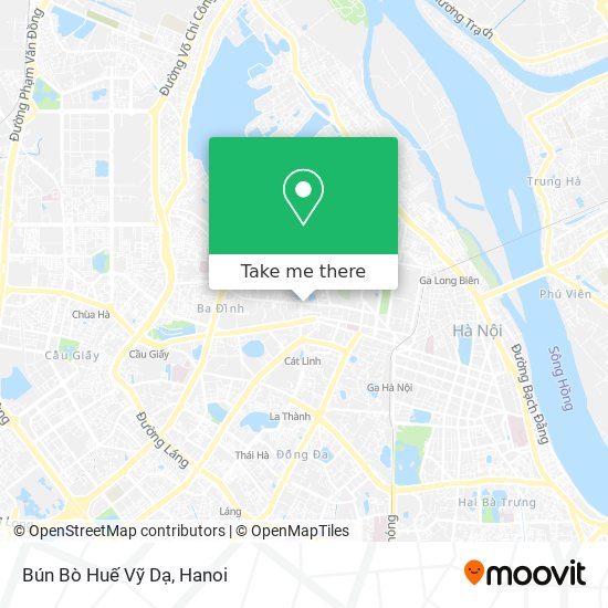 Bún Bò Huế Vỹ Dạ map